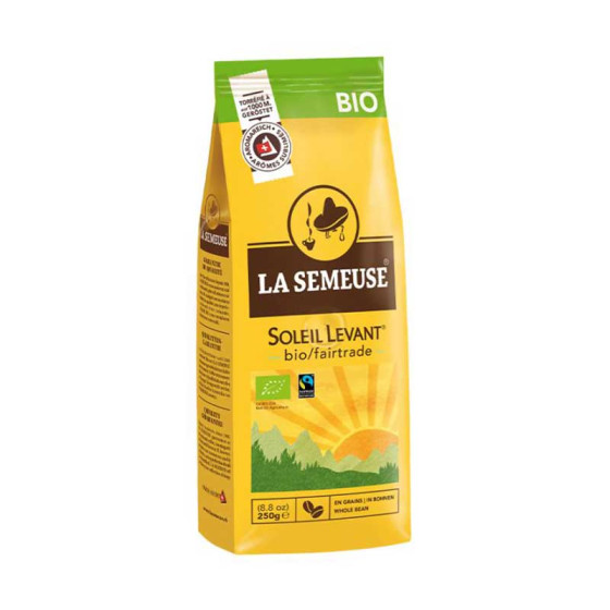 Café en Grains Bio La Semeuse Soleil Levant - 4 paquets - 1 Kg