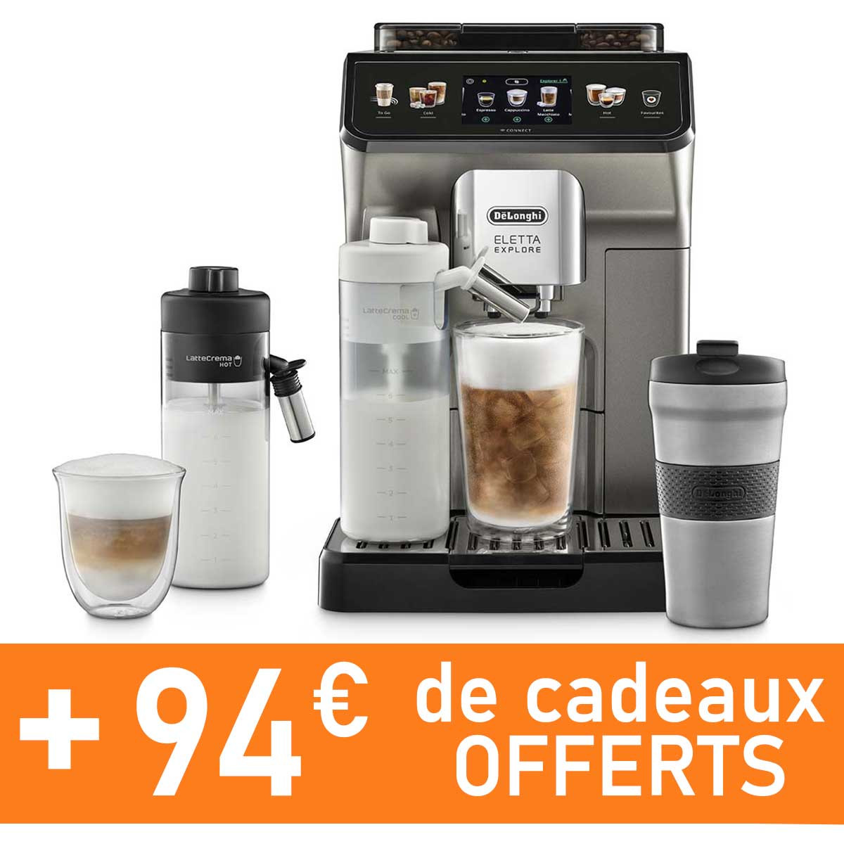 Machine à Café De'Longhi Magnifica S ECAM 22.110.B – Noir – Occasion état Correct