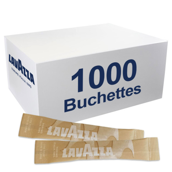 Sucre Roux Lavazza - Carton de vrac 1000 bûchettes