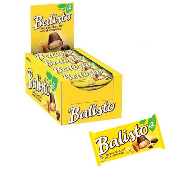 Barre Balisto Miel et Amandes - Boite de 20 Balisto