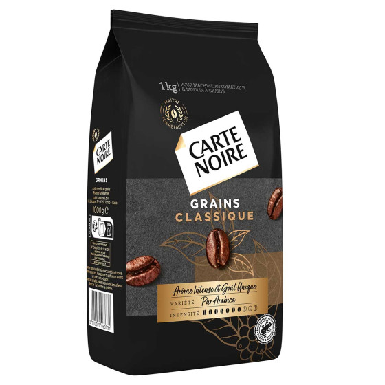 Café en Grains Carte Noire Classique - 6 paquets - 6 kg