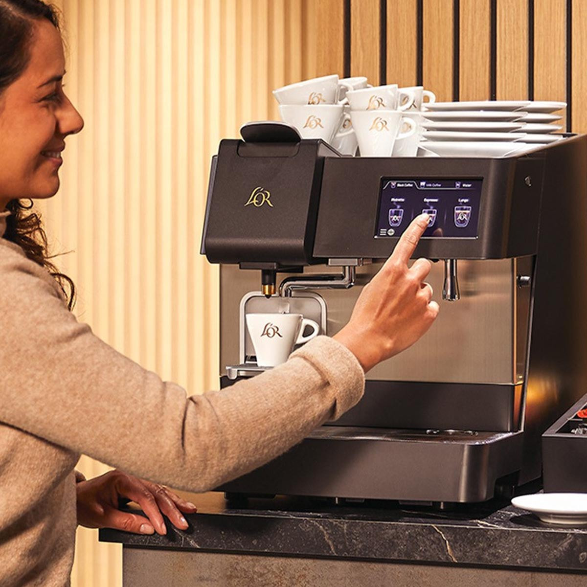 Machine à café Nespresso PRO L'Or supreme capsules de café professionnelles