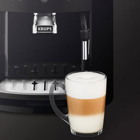 Machine à café en grains Krups Arabica Noire YY3074FD