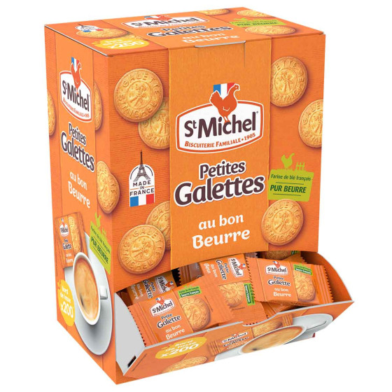 Petite Galette St Michel 3 parfums - 3 Boites distributrices - 600 galettes emballées individuellement