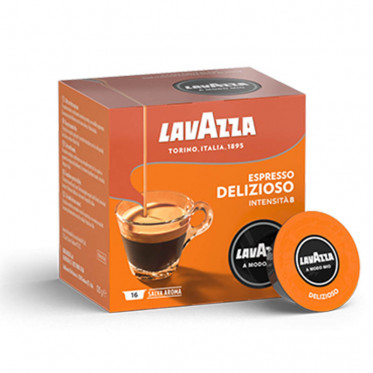 Capsules Lavazza A Modo Mio Café Espresso Delizioso - 16 boites - 256 capsules