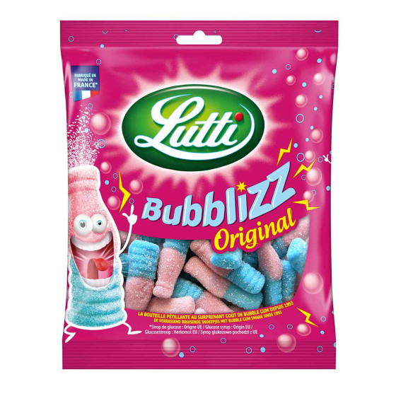 Bonbon Lutti Bubblizz 100 gr - Carton de 12 paquets
