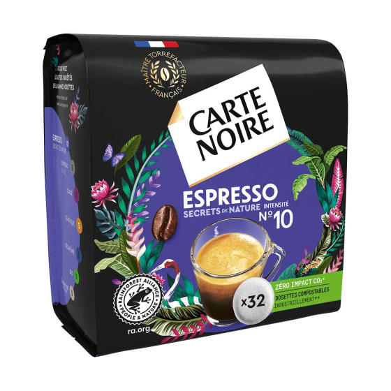 Dosette Senseo compatible Café Carte Noire n°10 Secrets de Nature - 32 dosettes