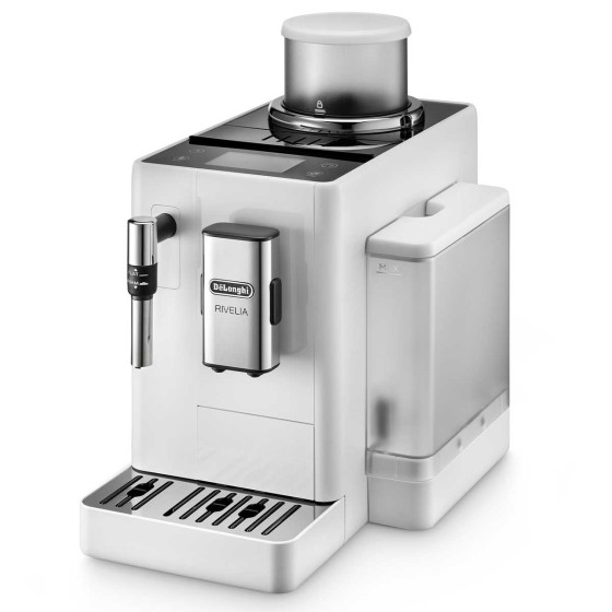 Machine à café en grains Delonghi Rivelia FEB 4435.W Blanc Arctique + 94€ de CADEAUX EXCLUSIFS