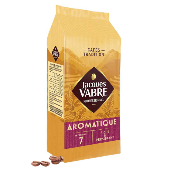 Café en Grains Jacques Vabre Aromatique - 1 Kg