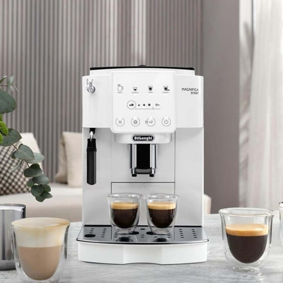 Machine à café en grains DeLonghi Magnifica START FEB 2221.WW Blanc