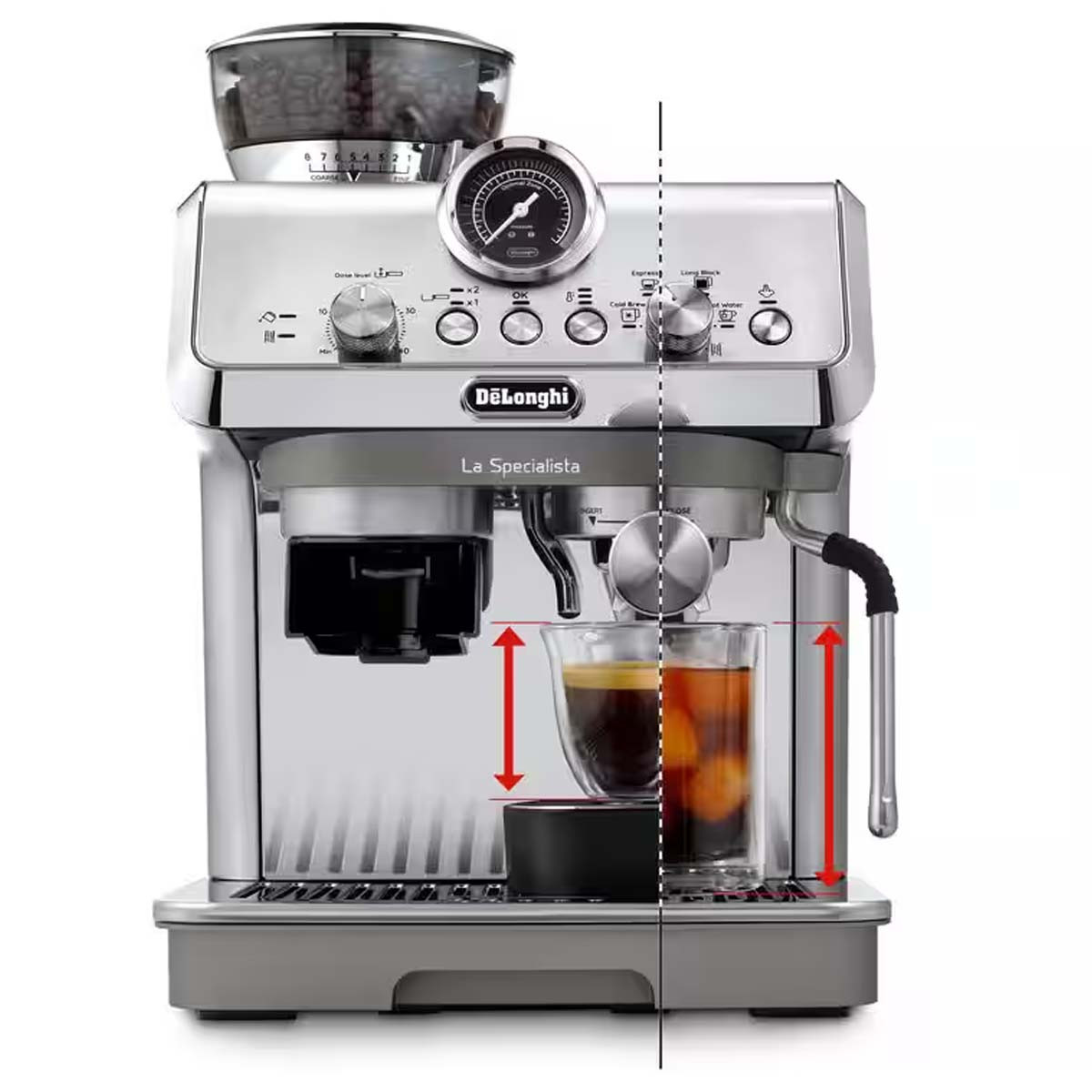 DeLonghi Presse-Café Professionnel acier inoxydable - DLSC058 – italcaffe