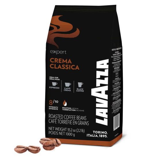 Café en Grains Lavazza Expert Crema Classica - 6 paquets - 6 Kg