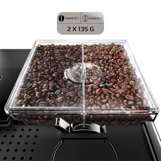 Machine à café en grains Melitta CI® E970-101 Argent + 94€ de CADEAUX EXCLUSIFS