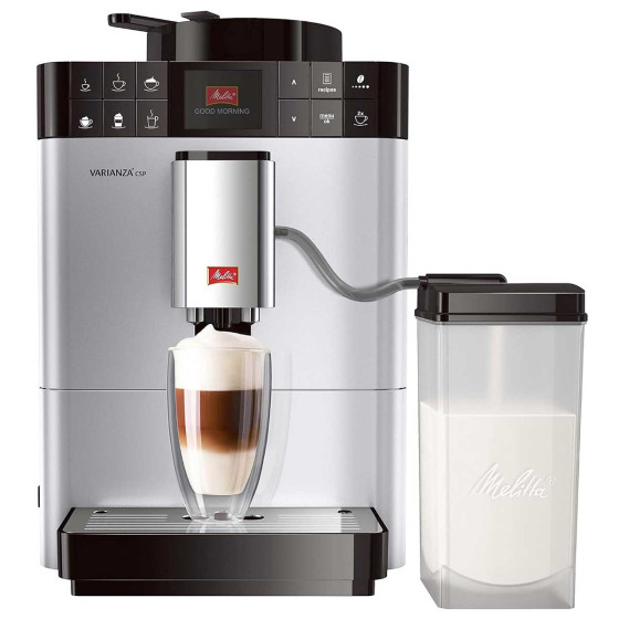 Machine à café en grains Melitta Varianza® CSP F570-101 Argent + 89€ de CADEAUX EXCLUSIFS