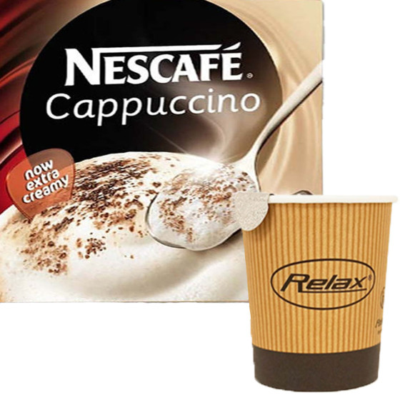 Gobelet Pré-dosé en carton Nescafé Cappuccino - 10 boissons