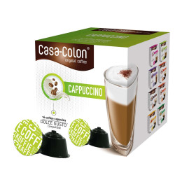 Capsules compatible dolce gusto cappuccino x 16 - 166,4g - PLANTATION au  meilleur prix