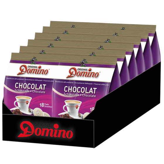 Dosettes Senseo® compatibles Domino Café Choco  - 12 paquets - 216 dosettes