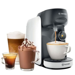 Bosch Machine à Café Tassimo Style, TAS1107, plus de 40 boissons chaudes,  OneTouch, cafétière à dosettes, format compact, Intellibrew, vanille :  : Cuisine et Maison