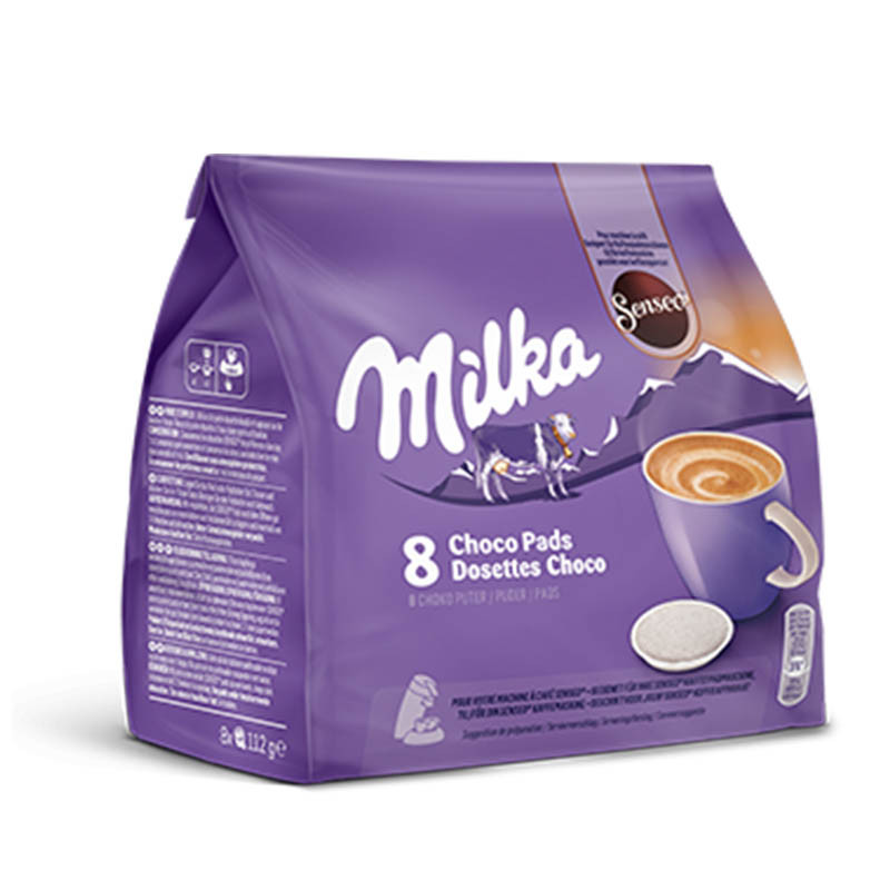 Milka dosette Senseo compatible Chocolat Chaud - 8 dosettes