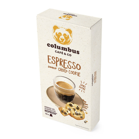Pack découverte Nespresso Compatible Columbus Cafés Gourmands - 40 capsules