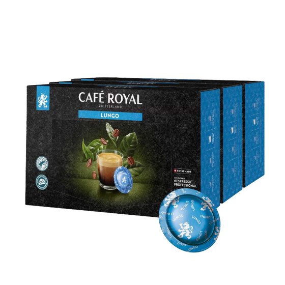 Capsule Nespresso Pro Compatible Café Royal Office Pads Lungo - 6 boites - 300 capsules