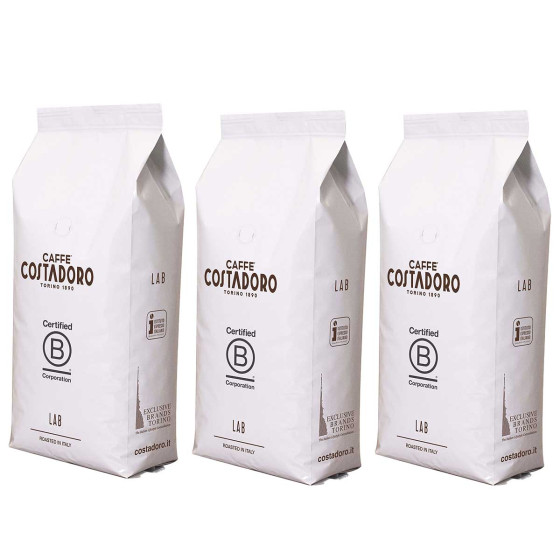 Café en Grains Costadoro Coffee Lab - 3 paquets - 3 Kg