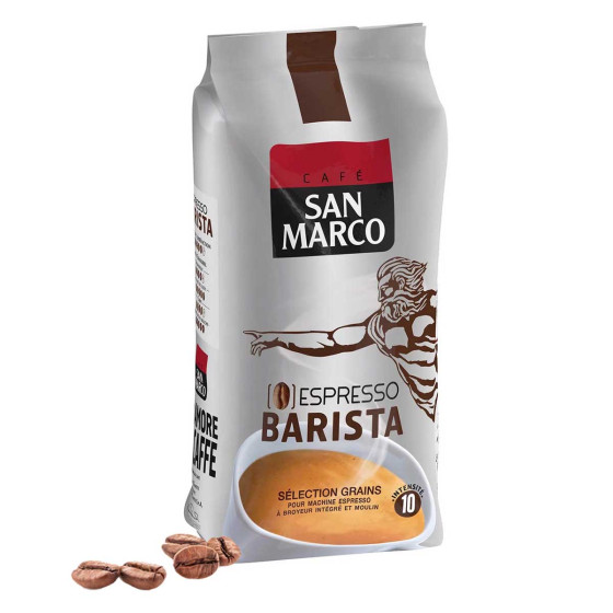 Café en Grains San Marco Barista - 9 paquets - 4,5 Kg
