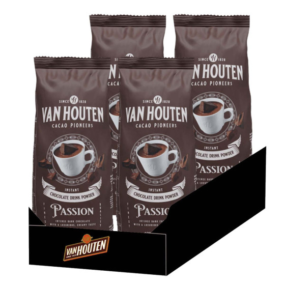 Chocolat Chaud Van Houten VH Passion Cacao 33% - 4 paquets - 3 Kg