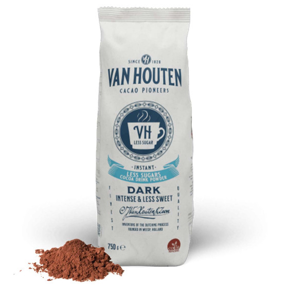Chocolat Chaud Van Houten Allégé en sucre VH less sugar Cacao 24%