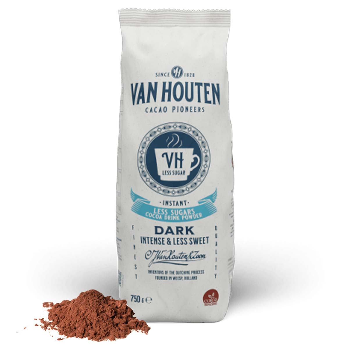VAN HOUTEN - POUDRE CHOCOLAT BLANC 750G