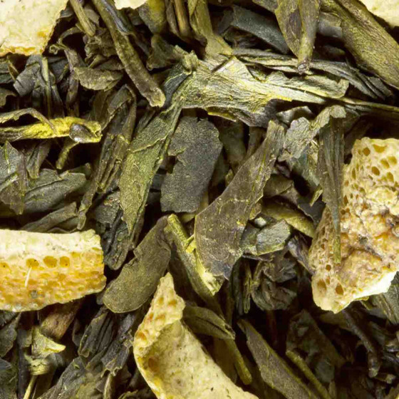 Thé Vert aromatisé Dammann Frères Soleil Vert - 24 sachets enveloppés
