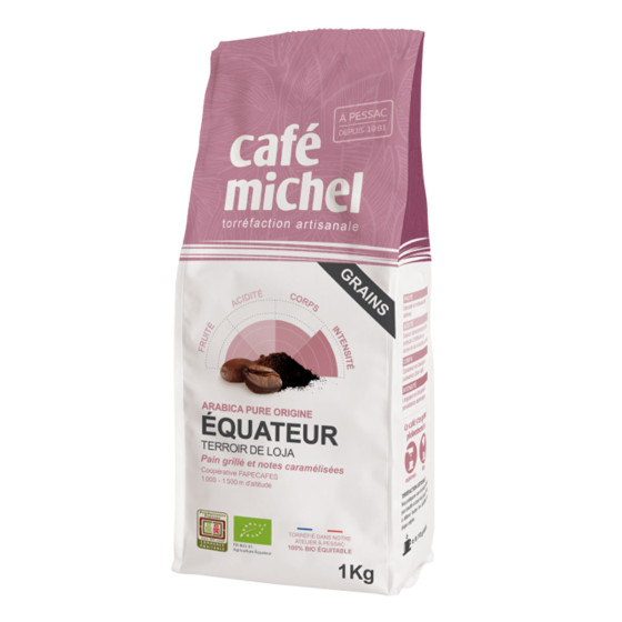 Café en Grains Bio Café Michel Équateur Terroir de Loja - 3 paquets - 3 Kg