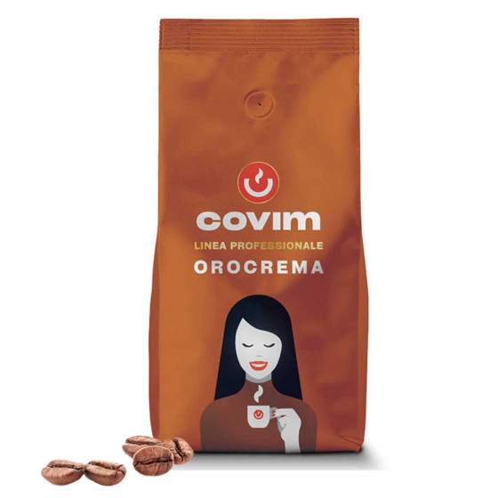 Café en Grains Covim Orocrema - 12 paquets - 12 Kg