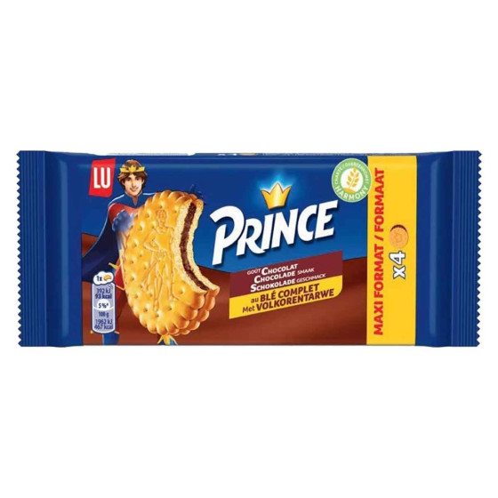 Biscuit Prince Chocolat 4 Biscuits - 20 paquets - 80 biscuits