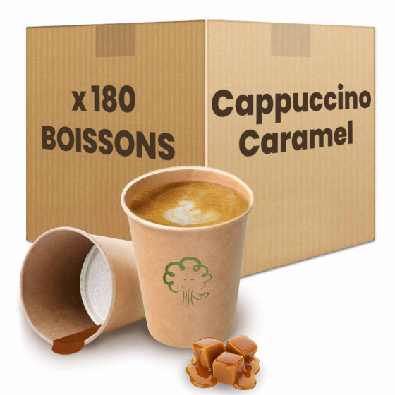 Gobelet Pré-dosé Cappuccino Caramel - 180 boissons