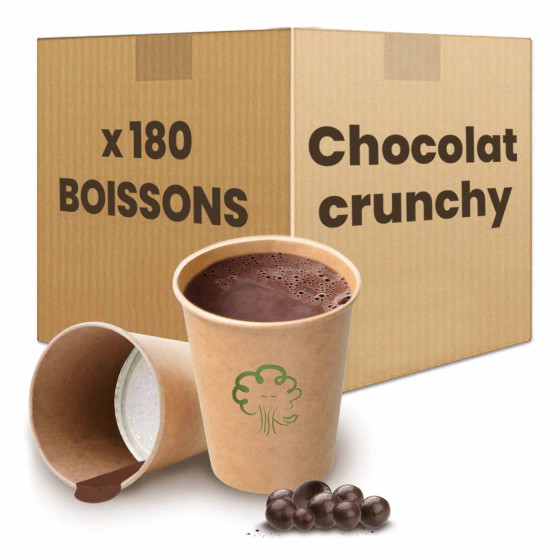Gobelet pré-dosé Chocolat chaud Crunchy – 180 boissons