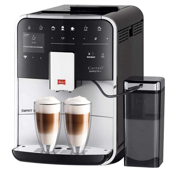 Machine à café en grains Melitta Barista TS Smart F850-101 Argent
