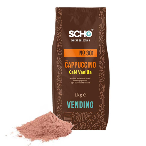 Cappuccino Vanille Vending Scho n°301 - 10 paquets - 10 Kg