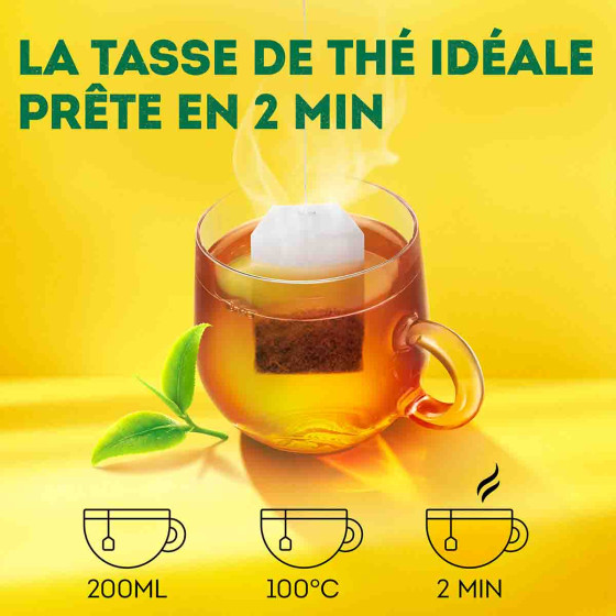 Coffret de Thé Noir Lipton Yellow Label Tea - 3 coffrets - 300 sachets