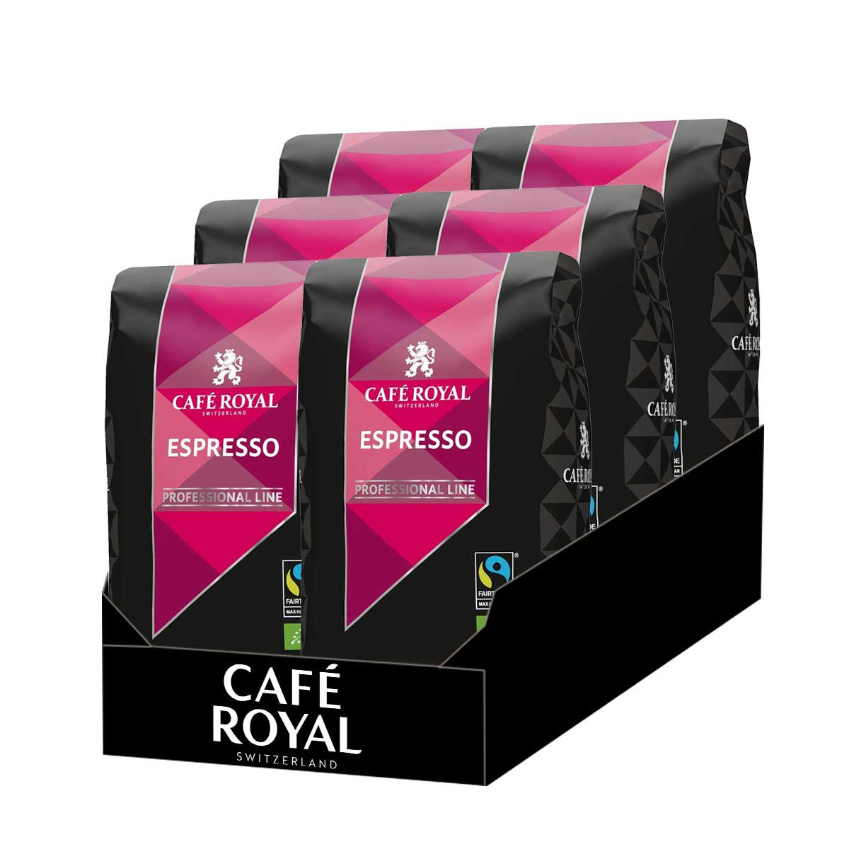 Café en Grains Bio Café Royal Professional Espresso - 6 paquets - 6 Kg