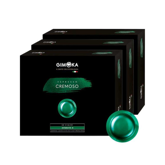 GIMOKA Capsule Nespresso Pro Compatible  Cremoso - 3 boites - 150 capsules 