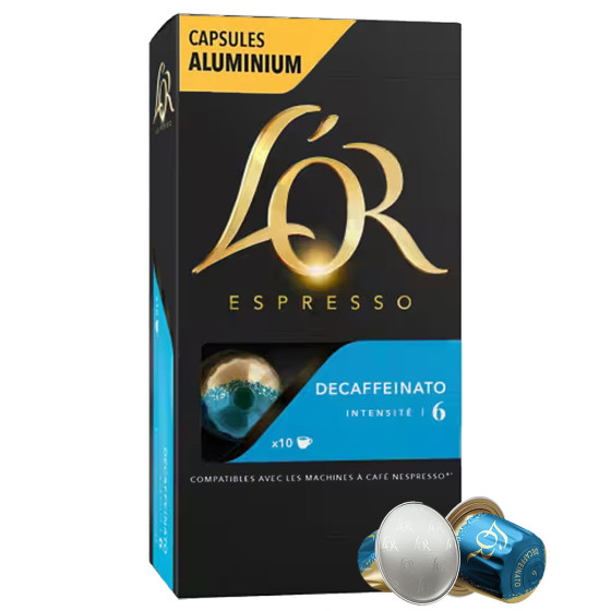 Capsule Nespresso Compatibles L'Or Espresso Deca 10 capsules