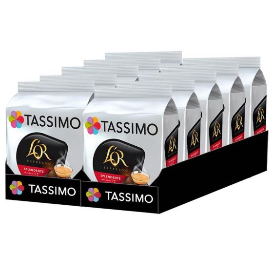 L OR ESPRESSO Dosette Tassimo Caf&eacute; L'Or Espresso Splendente - 10 paquets - 160 dosettes 