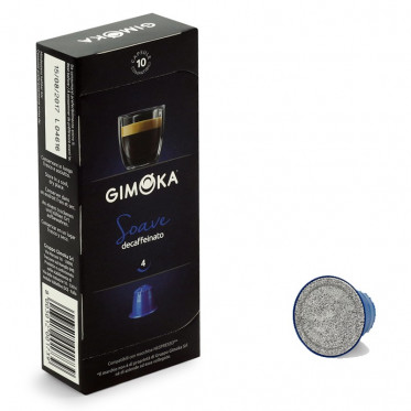 Capsule Nespresso Compatible Gimoka Déca Soave - 10 capsules