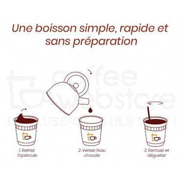 Gobelet Pré-dosé Premium Nescafe Americano - 12 boissons