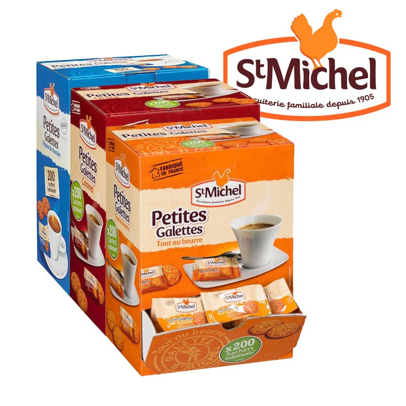 Mini Galettes Saint Michel En Gros 3 Parfums 600 Pieces