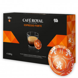 Capsule Nespresso PRO Compatible Café Royal Office Pads - Espresso Forte - 50 capsules