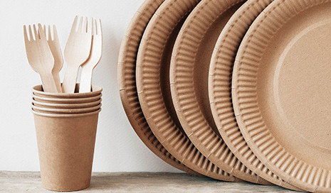 Fourchettes Jetables WPC 100 Pièces – Bois Et Plastique Composite, Marron Clair, écologiques Pour événements