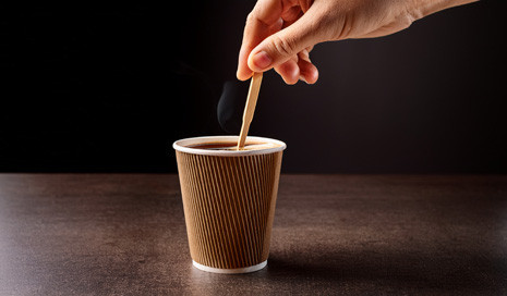Touillettes à Café En Bois - Lot De 200, 14 Cm, Jetables Et Biodégradables | Pour Café, Thé, Boissons