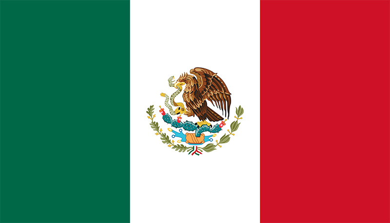 drapeau mexique amerique nord